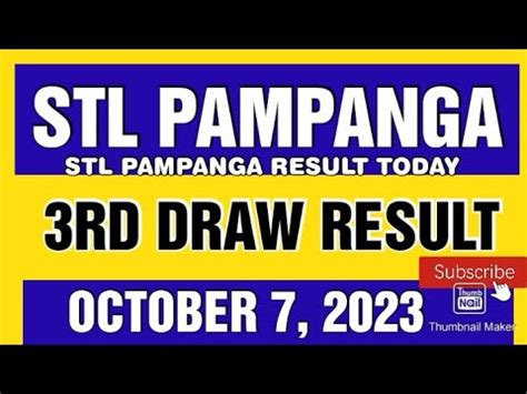 stl pampanga result today 2023
